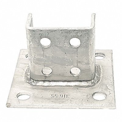 Strut Channel Fitting Silver 1/4 MPN:V70SQS2