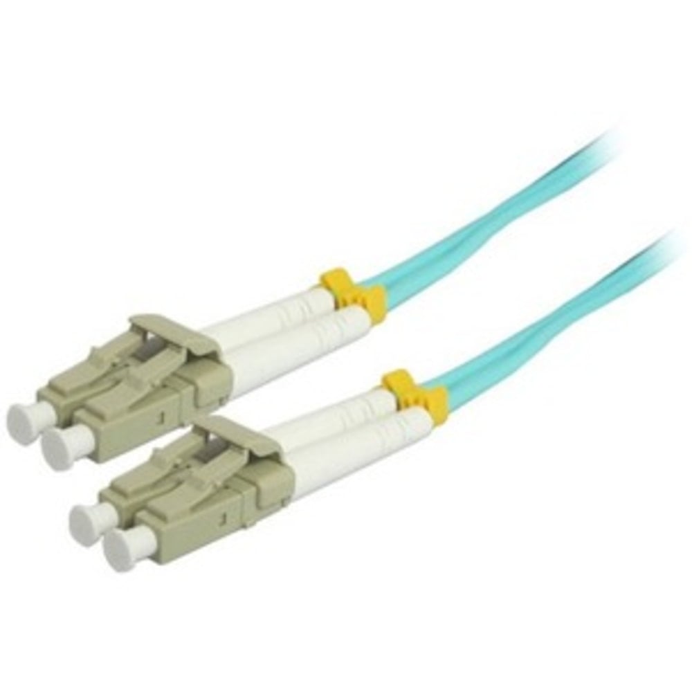 Comprehensive 15M 10Gb LC/LC Duplex 50/125 Multimode Fiber Patch Cable - Aqua - 49.21 ft Fiber Optic Network Cable for Network Device - First End: 2 x LC Network - Male - Second End: 2 x LC Network - Male - 10 Gbit/s - Patch Cable - 5 (Min Order Qty 2) MP