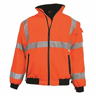 Hi-Vis Jacket Water Resistant Orange L MPN:VEA-421-ST-OR-LG