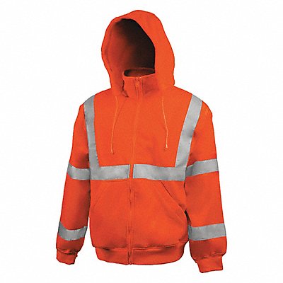 Hi-Vis Hooded Sweatshirt Orange 2XL MPN:VEA-602-ST-OR-2XL