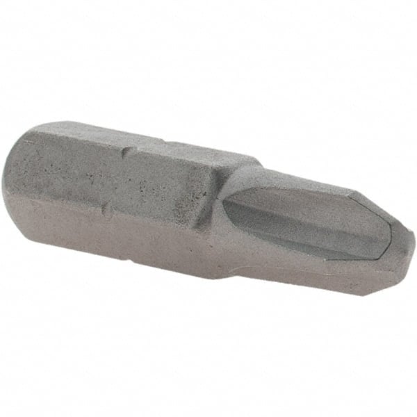 Phillips Screwdriver Insert Bit: #3 Point, 1/4