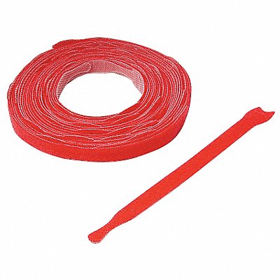 Hook-and-Loop Cable Tie 8 in Red PK900 MPN:176042