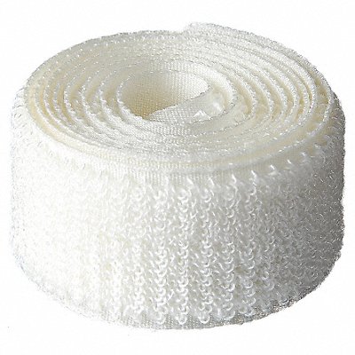 Reclosable Fastener Strap Roll White MPN:186540