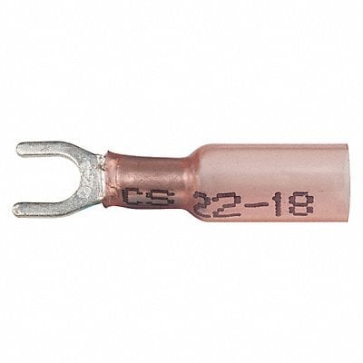 Fork Terminal Tin Copper Red PK10 MPN:37124