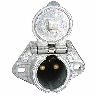 Dual Pole Receptacle Two Pole Brass MPN:593121