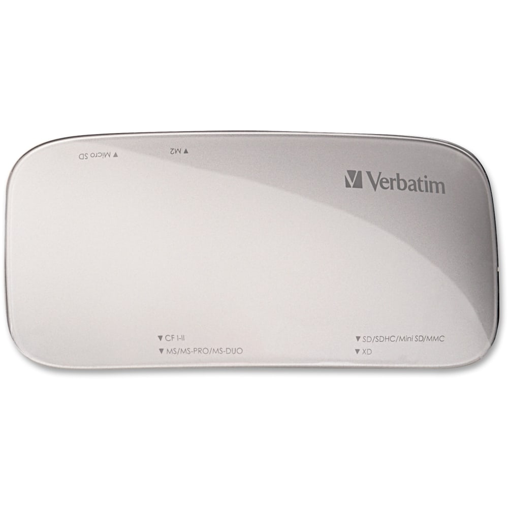 Verbatim Universal Card Reader, USB 3.0 - Silver (Min Order Qty 2) MPN:97706