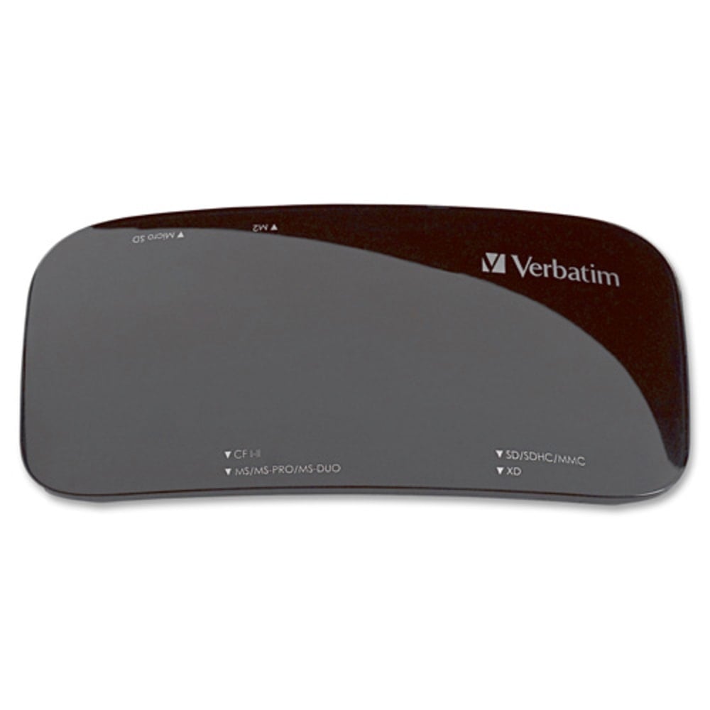 Verbatim USB 2.0 Universal Card Reader, Black (Min Order Qty 4) MPN:VER97705