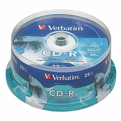 CD-R Disc 700 MB 80 min 52x PK100 MPN:VER95252