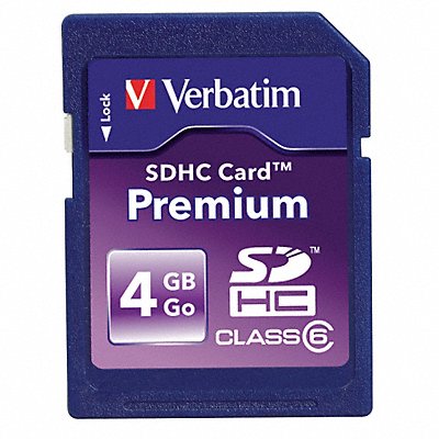 Premium SDHC Memory Card 4 GB MPN:VER96171