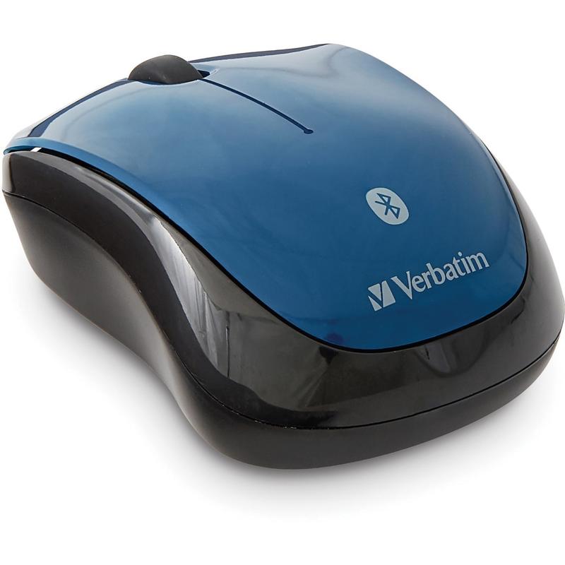 Verbatim Bluetooth Wireless Tablet Multi-Trac Blue LED Mouse - Dark Teal - Blue LED - Wireless - Bluetooth - Dark Teal - 1 Pack - 1600 dpi - Symmetrical (Min Order Qty 3) MPN:70239