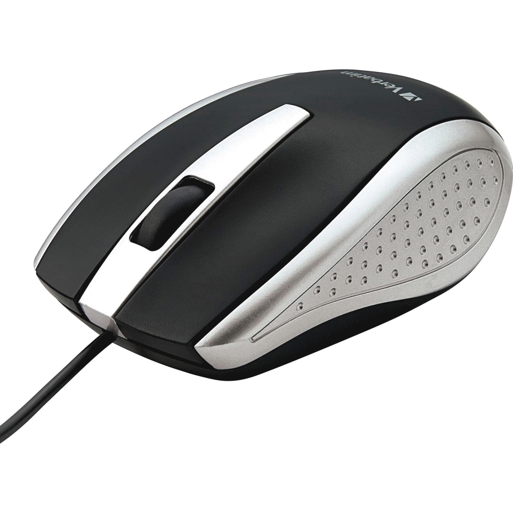 Verbatim Notebook Optical Mouse For USB Type A, Silver (Min Order Qty 10) MPN:99741