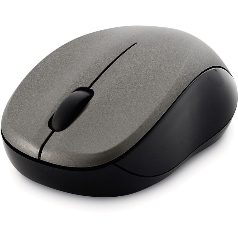 Verbatim Silent Wireless Blue LED Mouse - Graphite - Blue LED/Optical - Wireless - Radio Frequency - Graphite - 1 Pack - USB Type A - Scroll Wheel - 3 Button(s) (Min Order Qty 4) MPN:99769