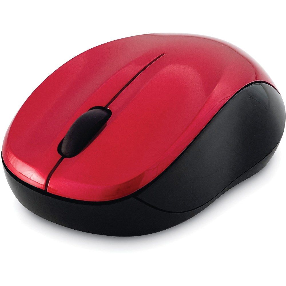 Verbatim Silent Wireless Blue LED Mouse For USB Type A, Red (Min Order Qty 4) MPN:99780
