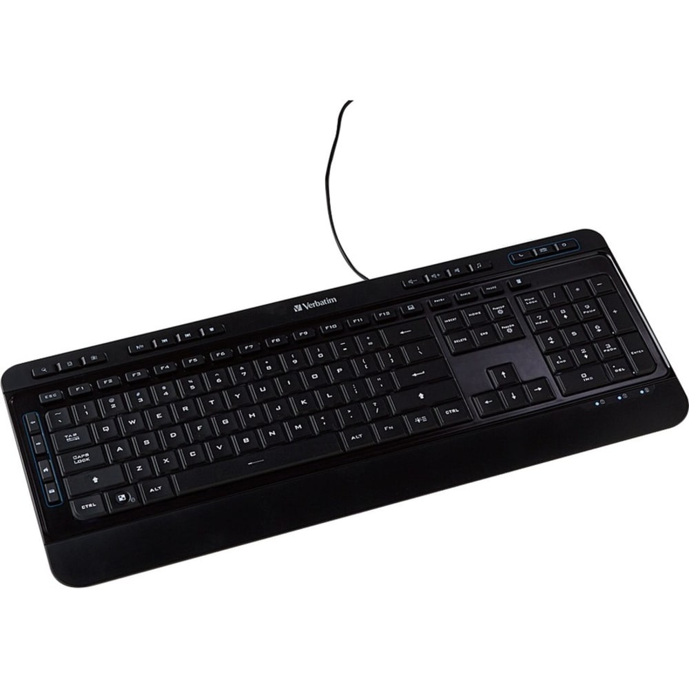 Verbatim Illuminated - Keyboard - backlit - USB (Min Order Qty 3) MPN:99789