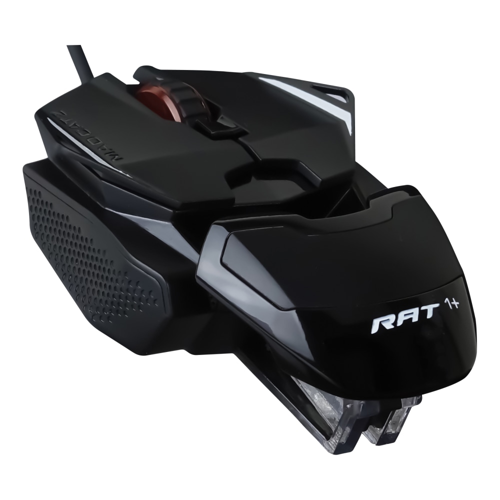 Mad Catz The Authentic R.A.T. 1+ - Mouse - right and left-handed - optical - 3 buttons - wired - USB (Min Order Qty 2) MPN:MR01MCAMBL00