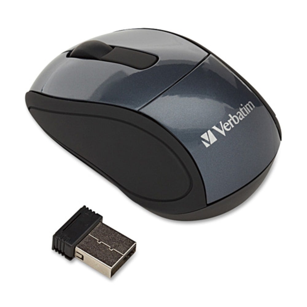 Verbatim Wireless USB Mini Travel Optical Mouse, Red (Min Order Qty 4) MPN:VER97540