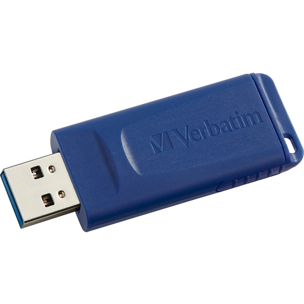 Verbatim USB 2.0 Flash Drive 4GB Blue (Min Order Qty 14) MPN:97087