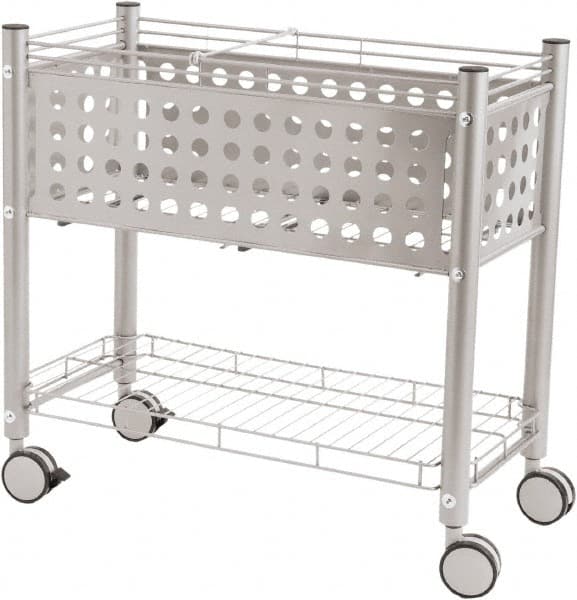 File Utility Cart: Steel, Gray MPN:VRTVF52000