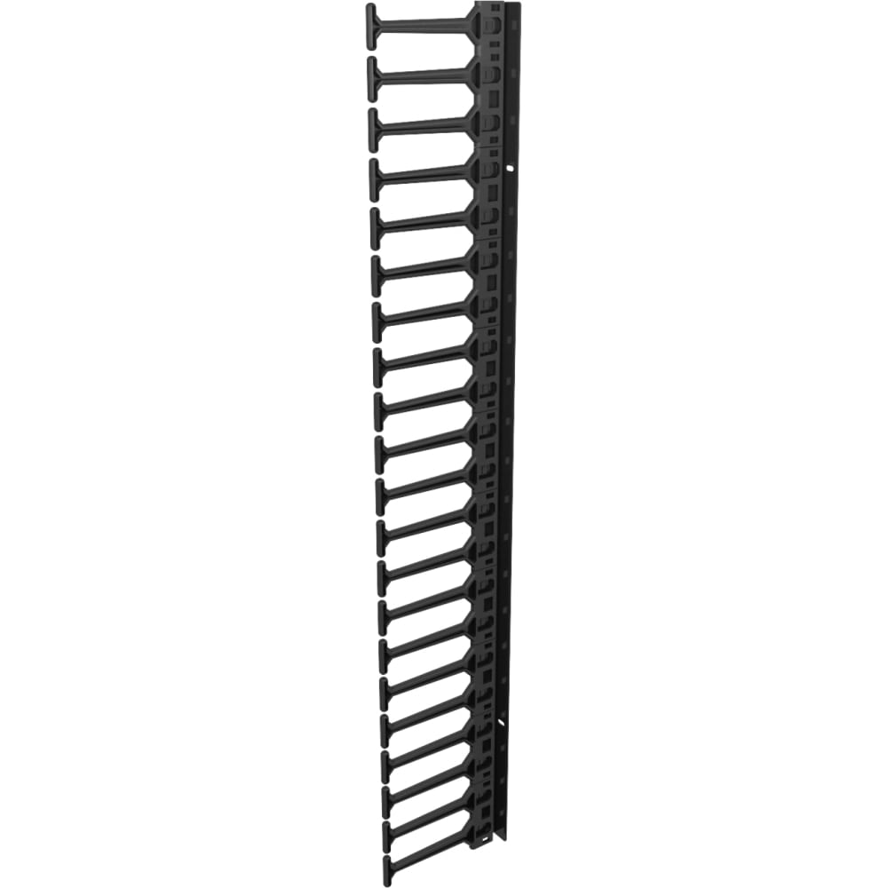 Vertiv Vertical Cable Manager 600mm Wide 42U - Black - 2 Pack - 42U Rack Height - 19in Panel Width - Metal MPN:VRA1014