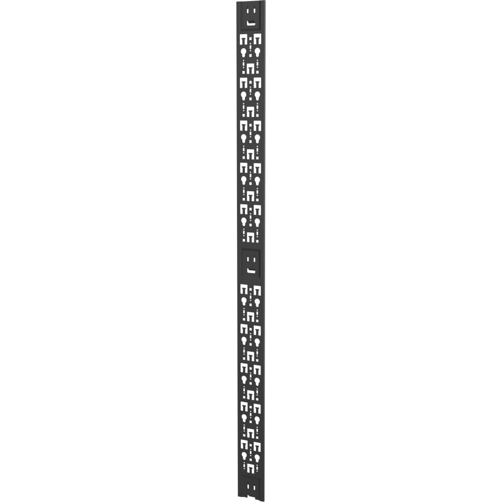 Vertiv VR 48U 4in Wide PDU/Cable Management Bracket Black - Black - 2 Pack - 48U Rack Height - Metal MPN:VRA6026