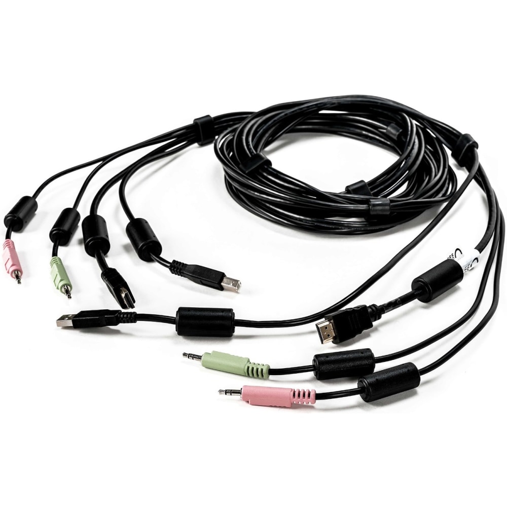 AVOCENT KVM Cable - 10 ft, Single Display, HDMI, 1 x USB, 2 x Audio, Standard KVM cable (Min Order Qty 2) MPN:CBL0127