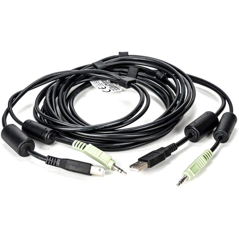 Vertiv Avocent USB Keyboard and Mouse, and Audio Cable, 10 ft. for Vertiv Avocent SV and SC Series Switches - 10 ft, 1 x USB, 1 x Audio, Secure KM cable (Min Order Qty 3) MPN:CBL0131