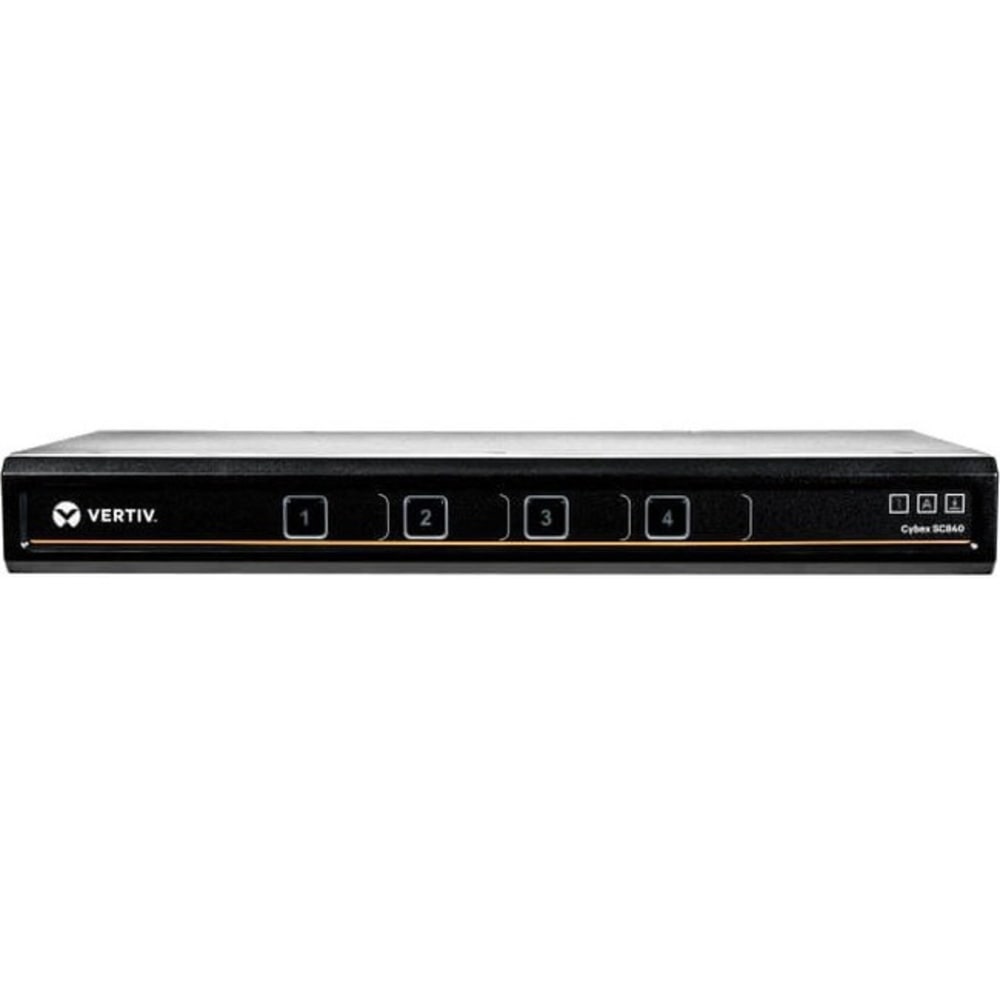 Avocent 4K UHD NIAP PP 4.0 Compliant Secure Isolated Channel KVM Switch MPN:SC840DPH-400