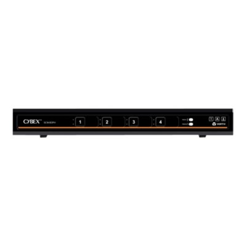 Vertiv Cybex SC800 Secure KVM /// Single /// 4 Port Universal DisplayPort /// USB-C /// NIAP version 4.0 Certified (SC840DPHC-400) - Secure Desktop KVM Switches /// Secure KVM Switch /// Single Head /// NIAP Certified MPN:SC840DPHC-400