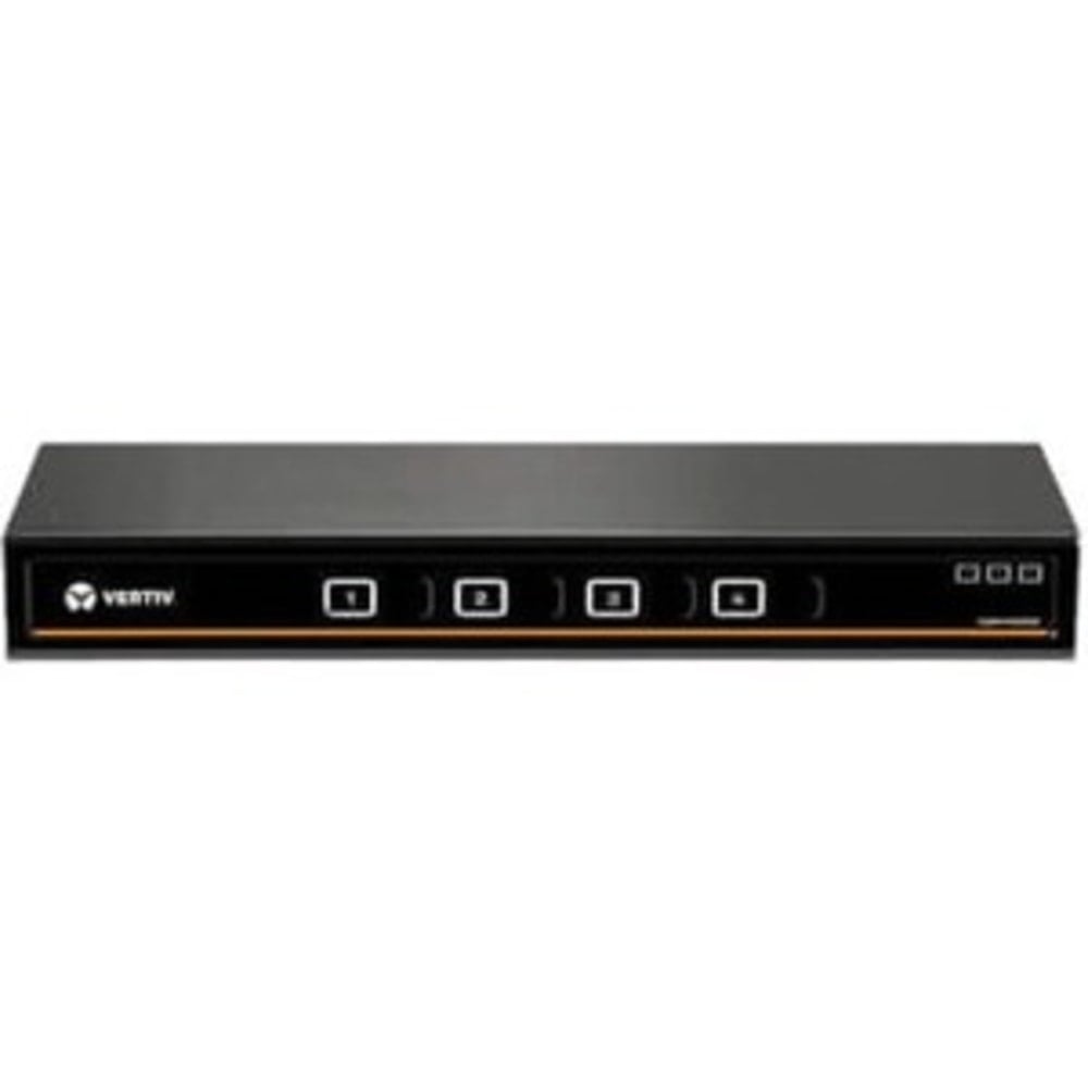 Vertiv Cybex SC900 Secure KVM /// Dual Head /// 4 Port Universal DisplayPort /// NIAP version 4.0 Certified - Secure Desktop KVM Switches /// Secure KVM Switch /// Dual Head /// NIAP Certified /// Secure Keyboard MPN:SC940DPH-400