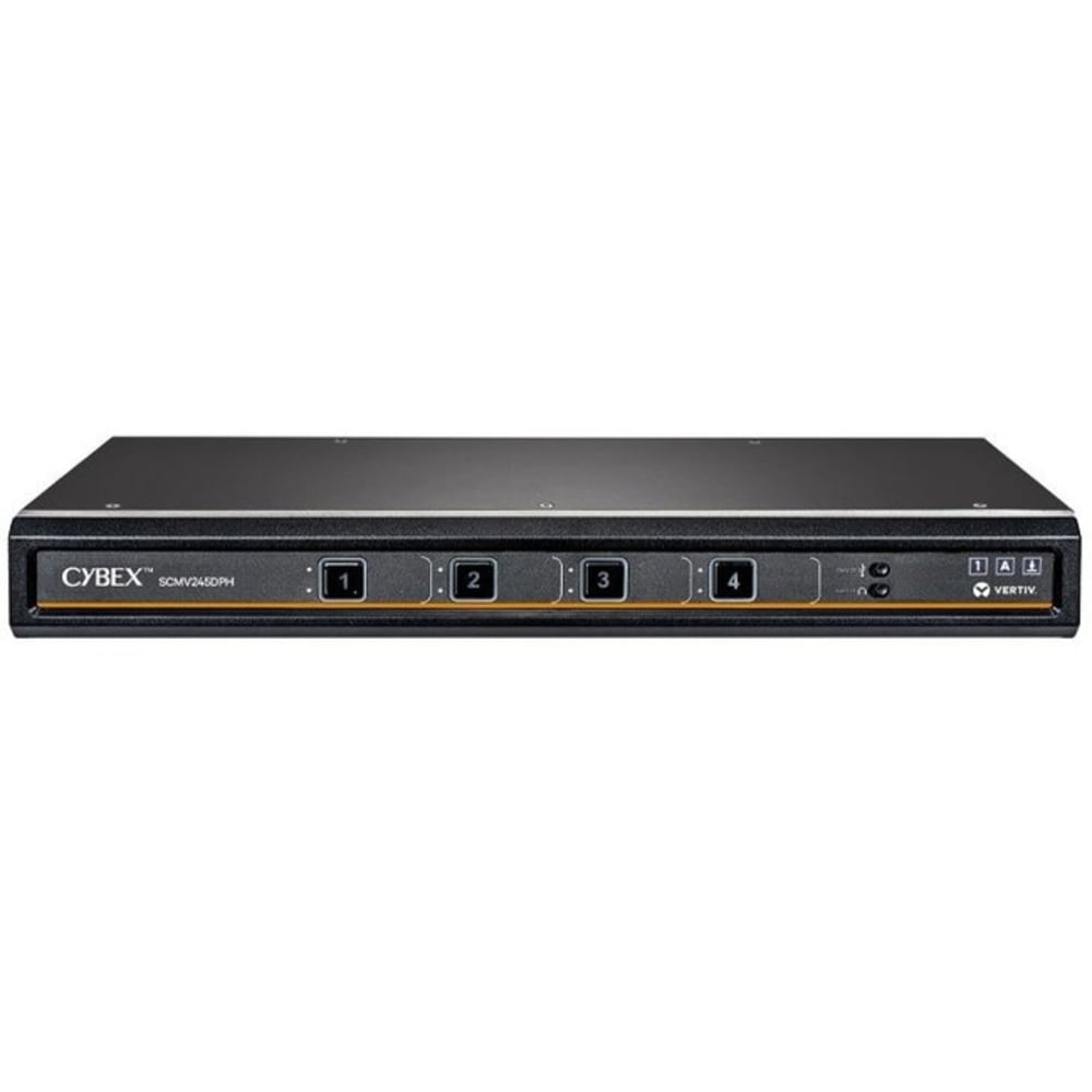 Avocent Vertiv Cybex Secure MultiViewer KVM Switch - 16 port - NIAP Approved - Dual AC - Secure Desktop KVM Switches - Secure KVM Switch - Dual Head - NIAP Certified - Secure Keyboard - 4 to 16 Port MPN:SCMV2160DPH-400