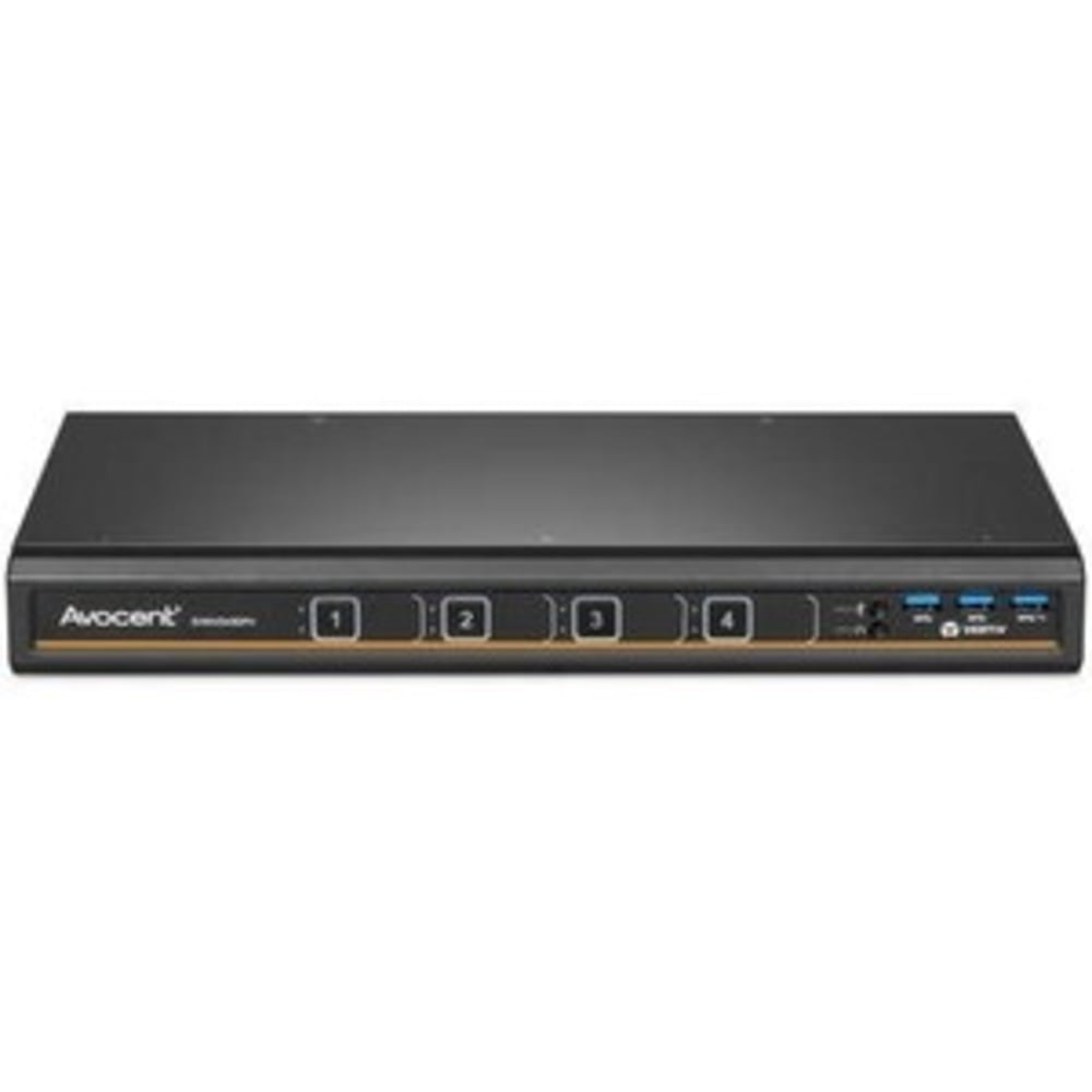 Vertiv Avocent Commercial MultiViewer KVM Switch /// 4 port /// Dual AC Power - Commercial Desktop KVM Switches /// Commercial KVM Switch /// Dual Head /// Secure Keyboard /// 4 to 8 Port /// 3-Year Full Coverage Factory Warranty - Optional Extended Warr 