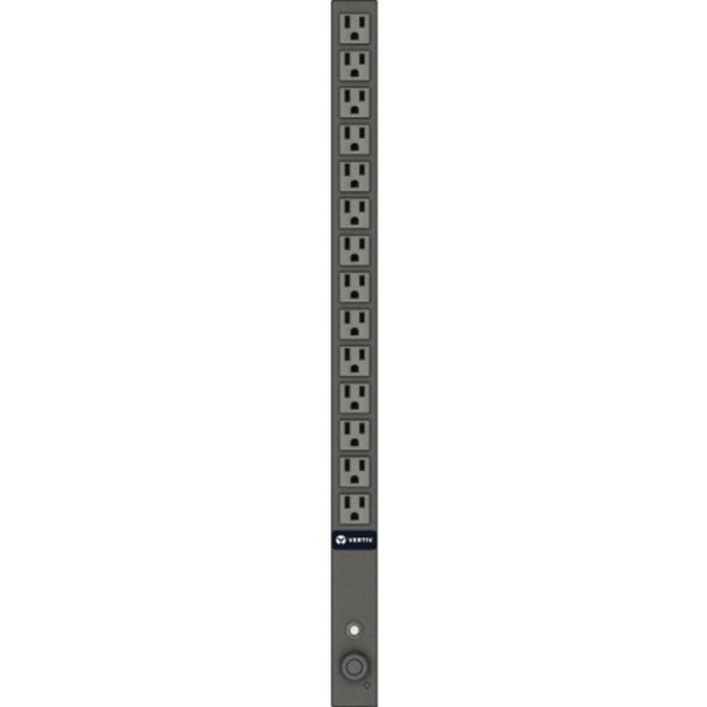 Vertiv Geist Rack PDU, Basic, Vertical, 15A, 120V, (14)5-15R - Basic - 14 x NEMA 5-15R - 120 V - Vertical - Rack Mount - Rack-mountable MPN:VP9567