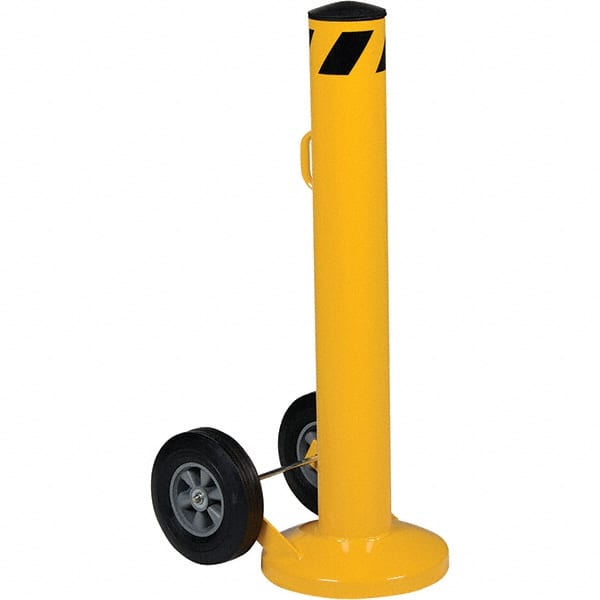 Movable Bollard: Yellow, Steel MPN:BOL-MB-42-5.5