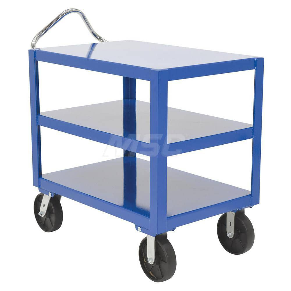 Utility Cart: Steel, Blue MPN:DH-PH4-2472-3