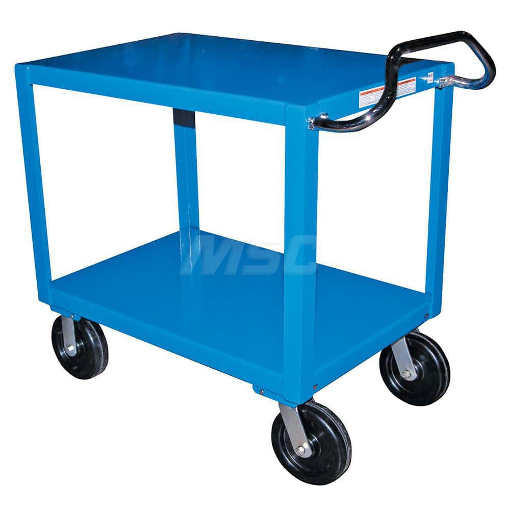 Utility Cart: Steel, Blue MPN:DH-PH4-3060