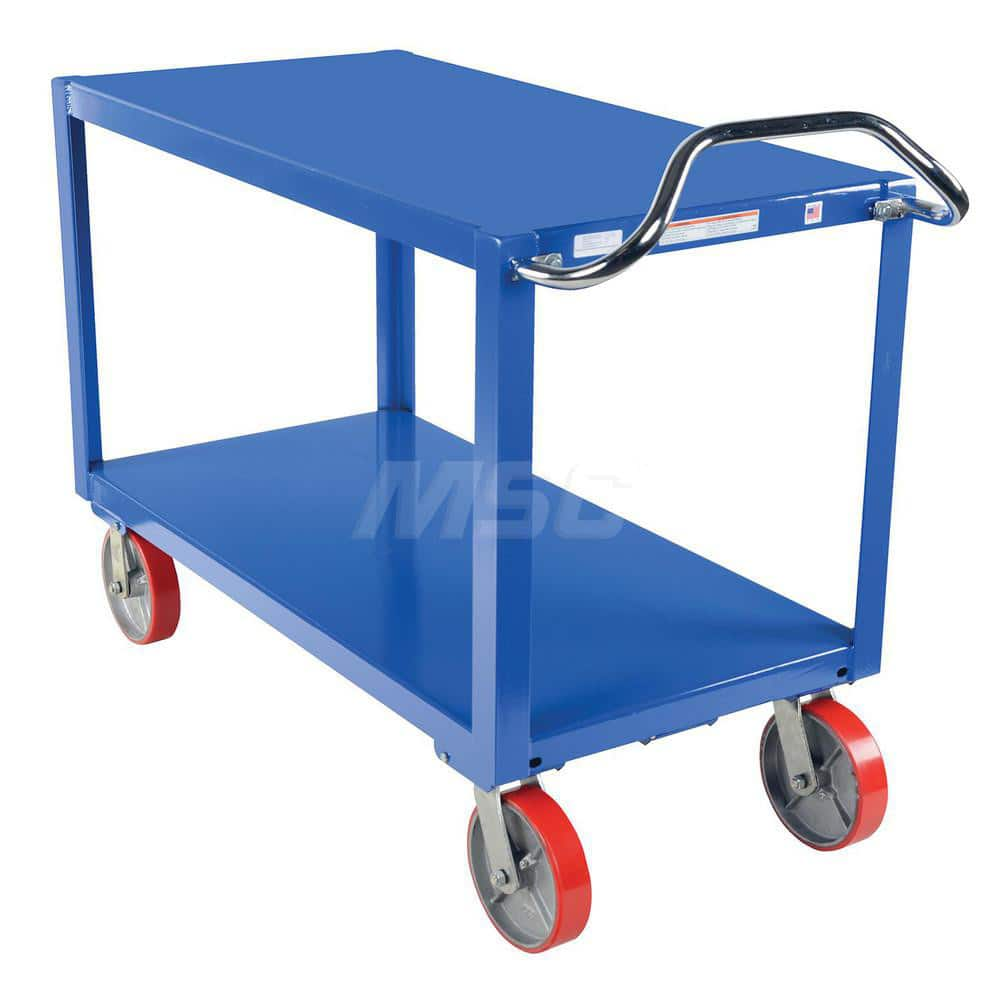 Utility Cart: Steel, Blue MPN:DH-PU2.4-3060