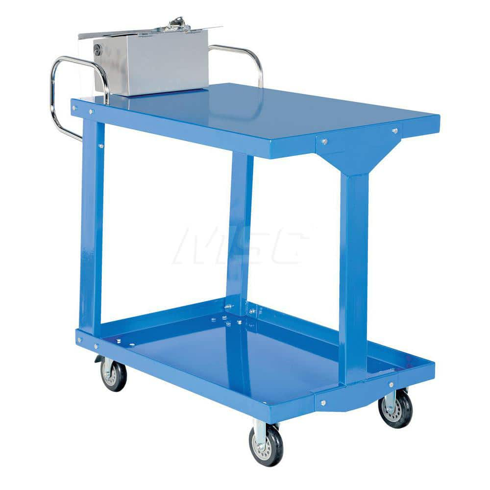 Utility Cart: Steel, Blue MPN:EASY-A-2436-WT