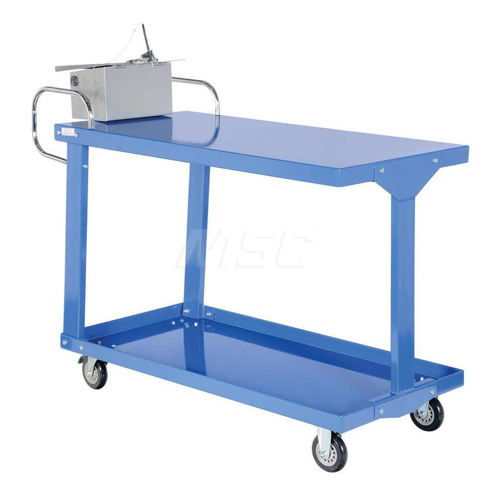 Utility Cart: Steel, Blue MPN:EASY-A-2448-WT