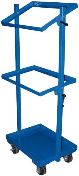 Multi-Level Utility Cart: Steel, Blue MPN:TSCT-3