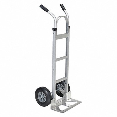 Hand Truck Hard Rubber 2 Handle Aluminum MPN:DHHT-500A-HR