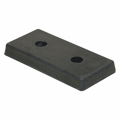 Dock Bumper 8 in D Rubber Rectangular MPN:B-818