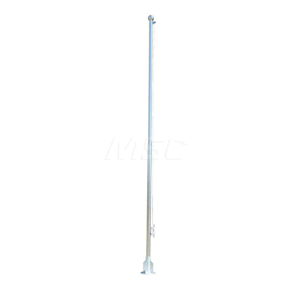 Flag Poles & Kits, Mount Type: Portable , Pole Material: Stainless Steel, Stainless Steel , Material: Stainless Steel , Height Above Ground (Feet): 20.00 MPN:FLP-20-SS