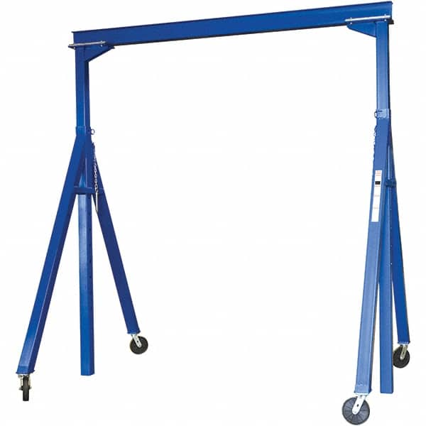 Adjustable Gantry Crane: 6,000 lb Working Load Limit, 6