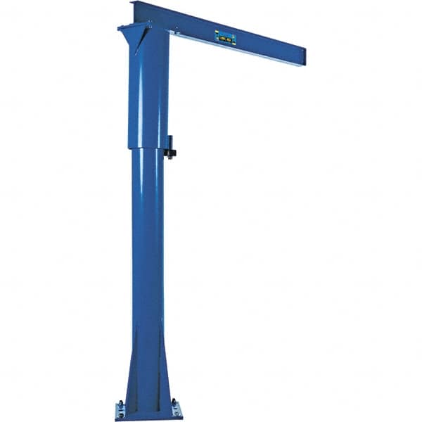 Jib Crane: Floor Mount, 1,000 lb Limit, 360 ° MPN:JIB-FM-10