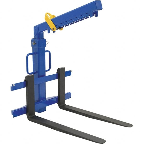 Crane Attachments, Attachment Type: Overhead Load Lifter , Material: Steel , Overall Height: 65.6875in, 77.4375in, 89.1875in , Includes: 3 x Height Position MPN:OLA-4-42-DLX