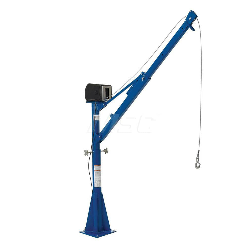 Jib Crane: Floor Mount, 1,100 lb Limit, 66.75