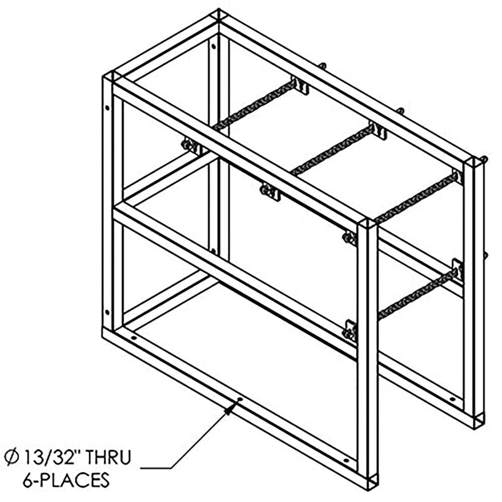 CYLINDER BARRICADE RACK 3 CYLINDER MPN:CYL-FMSR-3