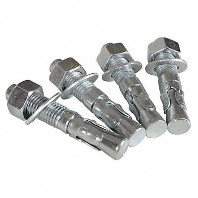 Wedge Anchors 3/4 Dia x 4 1/4 L PK4 MPN:AS-344-4PK