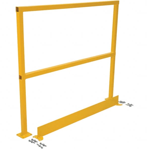 Hand Rail: Yellow, Steel MPN:SQ-48-TB-HWR