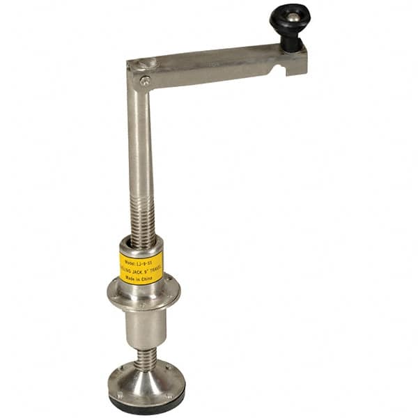 Leveling Jacks, Maximum Height Below Frame (Inch): 13-1/2in , Length of Screw Travel (Inch): 9in  MPN:LJ-9-SS